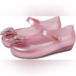 Mini Melissa Ultragirl + Barbie Pearly Pink Size 7